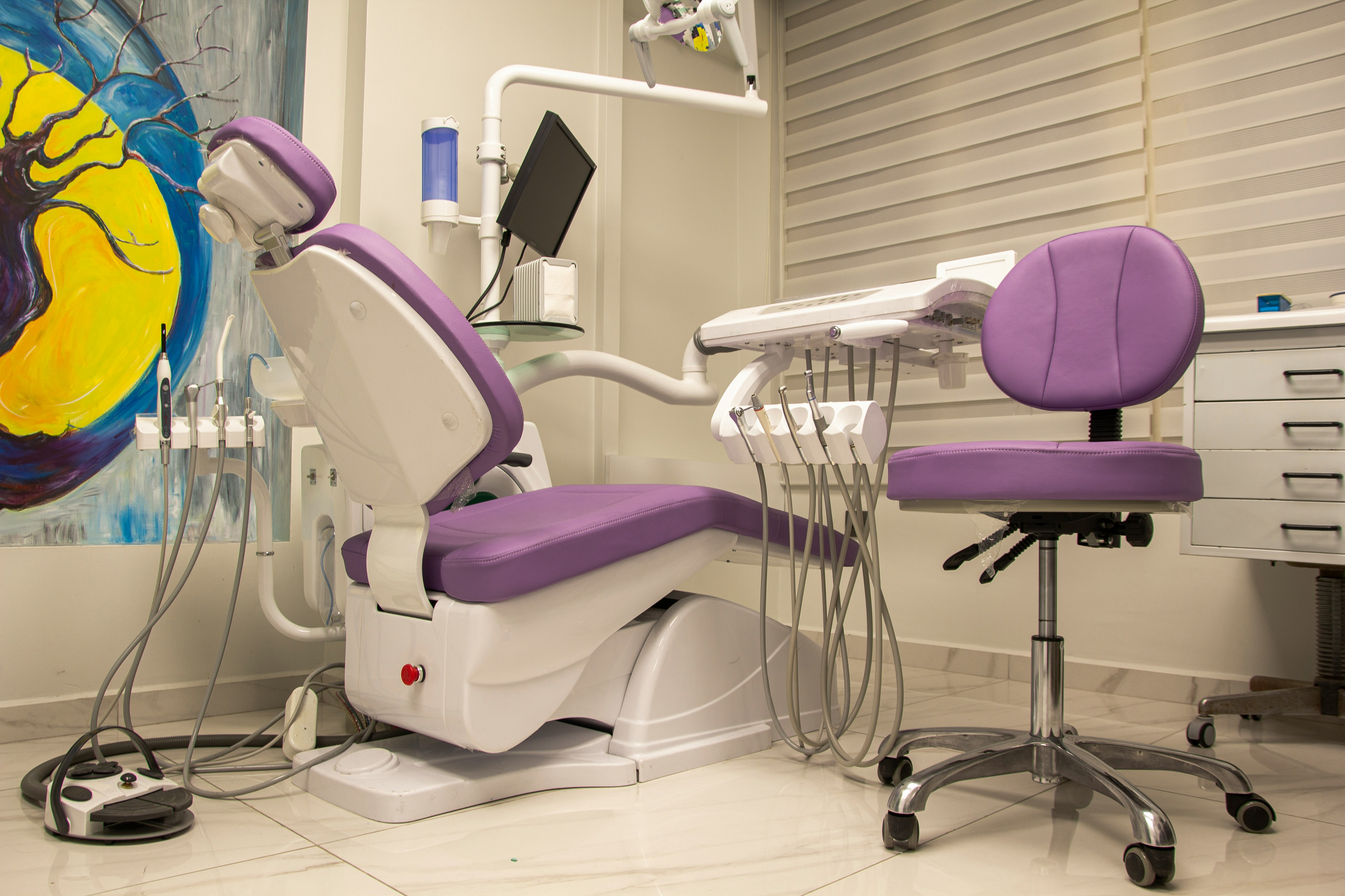 Sillón dental moderno Clínica Lavanda